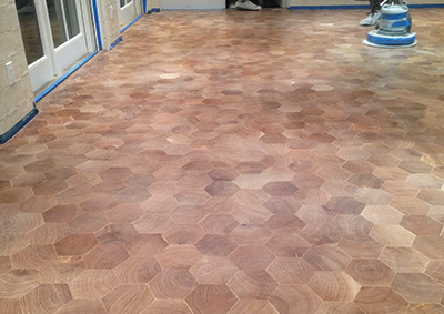 Special Delivery Nearly 4 500 Pieces In Hexagonal End Grain Floor Wood Floor Business Magazine