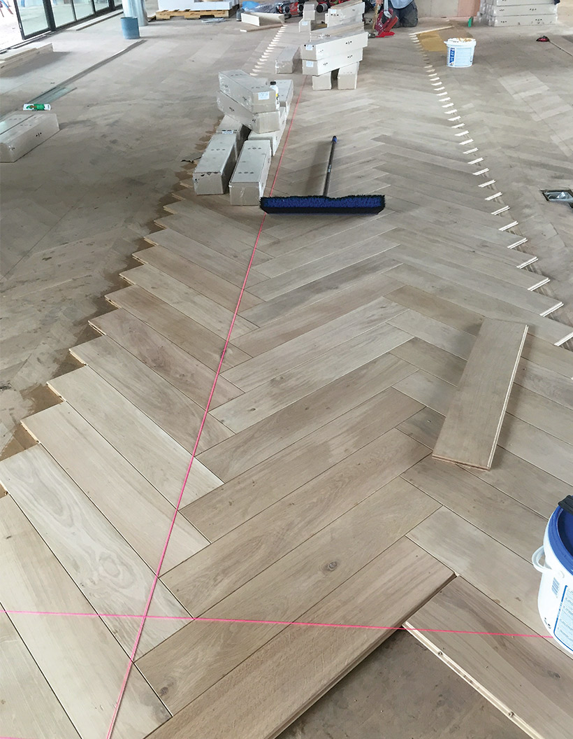 Wood Floor, How To Do Chevron Flooring