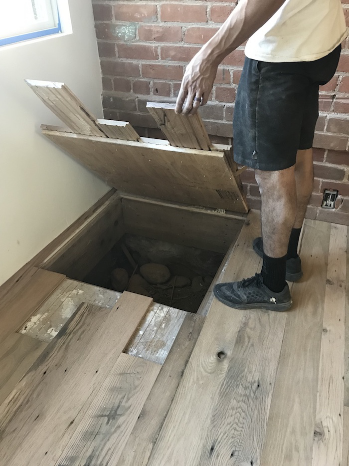 Wood Floor Of The Week A Hidden Door Installed In Plain Sight