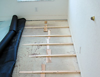 Step By Step Installing A Floating Subfloor Wood Floor Business