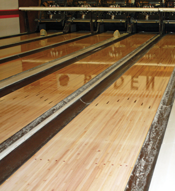 A Look At The Dying Craft Of Sanding Finishing Bowling Alleys